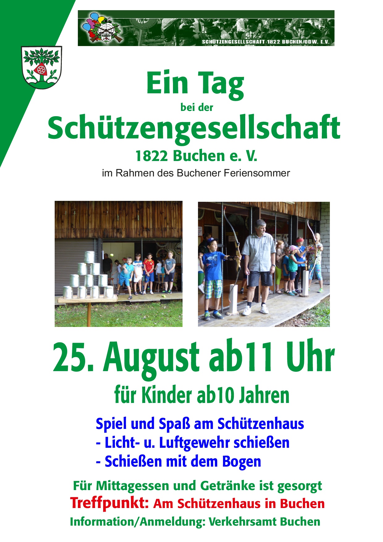 Plakat Schützen Feriensommer 2022